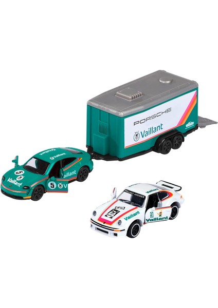 Majorette Car Trailer Porsche  SMB-212053111