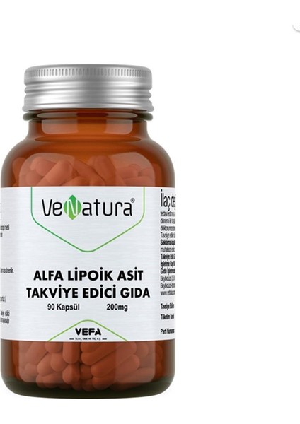 Alfa Lipoik Asit Takviye Edici Gıda 90 Kapsül