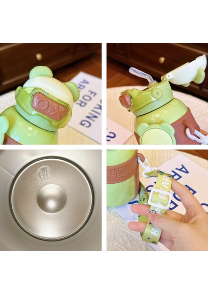 Sweet Ruı Bear Saman Diyagonal Yalıtımlı Su Şişesi 500ML (Yurt Dışından) indirimleri