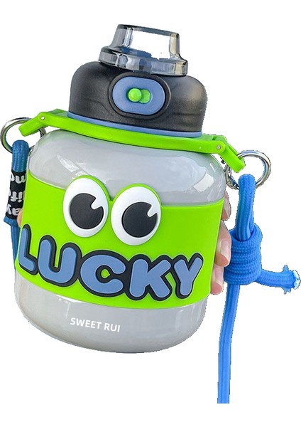 Sweet Ruı Big Eyes Çelik Çocuk Yalıtımlı Su Şişesi, 660ML (Yurt Dışından)