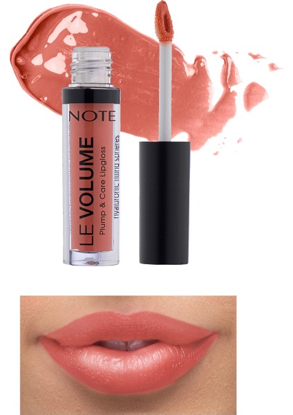 Note Le Volume Plump & Care Lipgloss Dudak Parlatıcısı 01 Happy Morning - Pembe