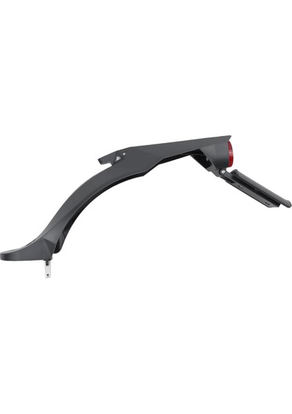 Zhıkan Elektrikli Scooter Arka Çamurluk Arka Lambası Kiti Lastik Çamurluk Ayarlanabilir Plaka Tutucu Için Pro2 Siyah (Yurt Dışından)