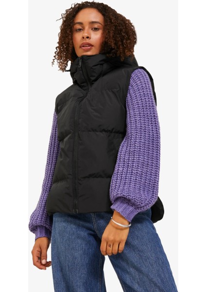 Jxmısty Kadın Siyah Yelek 12236526-BLACK