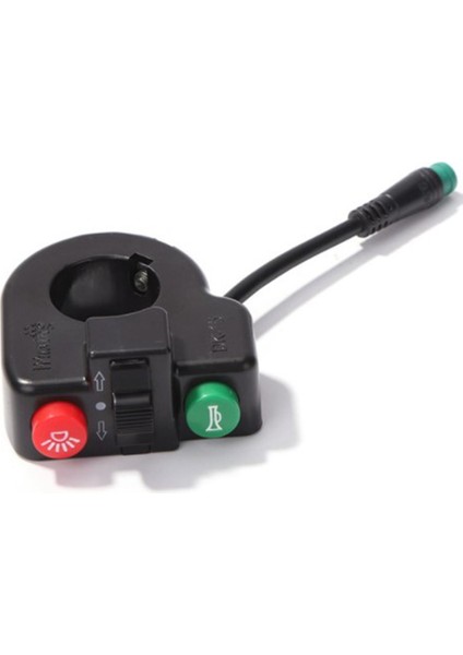 2 Adet Elektrikli Scooter Su Geçirmez Gidon Far Korna Dönüş Sinyali Anahtarı Kugoo M4/pro Elektrikli Scooter Parçaları (Yurt Dışından)