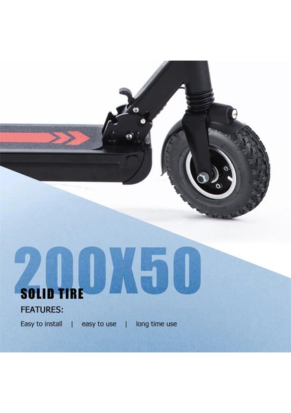 200X50 Dış Lastik Speedway Mini 4 Pro Arka Tekerlek 8 Inç Elektrikli Scooter Lastiği Mini 4 Pro Arka Lastik (Yurt Dışından)