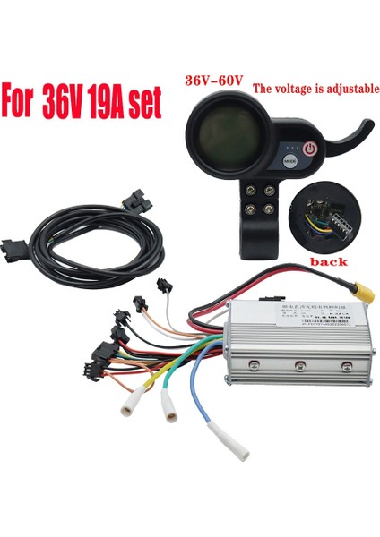 Jp 36V 19A Denetleyici Fırçasız Motor + 36-60V Pano Metre Kiti Için Jp Elektrikli Scooter Aksesuarları (Yurt Dışından) fiyatları