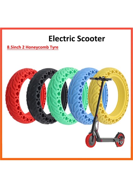 8.5 Inç Petek Lastik Xiaomi M365 PRO1S Pro2 Mı3 Elektrikli Scooter 8.5x2 Boyutu Amortisör Sönümleme Lastik Siyah (Yurt Dışından) indirimleri