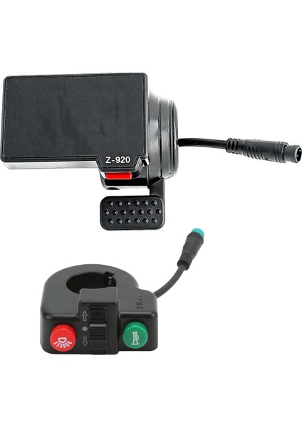 6 Pin LCD Ekran Gösterge Paneli + Anahtar Düğmesi Kugoo M4 Pro + Elektrikli Scooter Gösterge Ekranı Aksesuarları Değiştirin (Yurt Dışından)