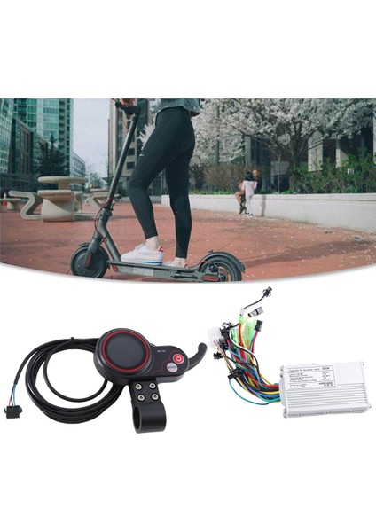 Qs-S4 LCD Ekran + 36V 48V 350W Bldc Elektrikli Scooter Fırçasız Kontrol Kiti Elektrikli Scooter Parçaları Için (Yurt Dışından)