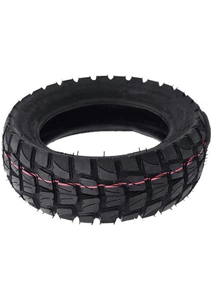 255X80MM Elektrikli Scooter Lastiği 10X Dualtron Kugoo M4 10 Inç Kalınlaştırılmış ve Genişletilmiş Off-Road Lastiği Siyah (Yurt Dışından)