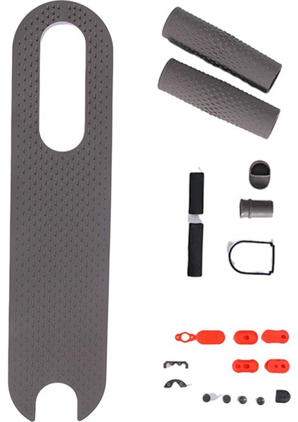 Silikon Ayak Pedi Yapışkanlı Kaymaz Kapak Pedi Güverte Gri Pedal Mat Etiket M365 Pro Elektrikli Scooter Aksesuarı (Yurt Dışından)