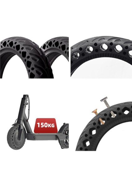 8.5 Inç Petek Lastik Xiaomi M365 PRO1S Pro2 Mı3 Elektrikli Scooter 8.5x2 Boyutu Amortisör Sönümleme Lastik Kırmızı (Yurt Dışından) fırsatları