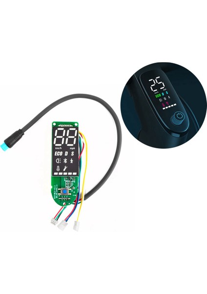 Segway Ninebot F20 F25 F30 F40 Elektrikli Scooter Denetleyici Dash Kurulu Ekran Parçaları Için Dashboard Ekran Montajı (Yurt Dışından)