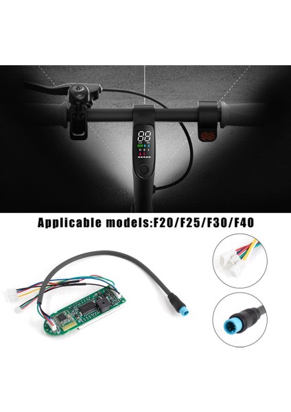 Segway Ninebot F20 F25 F30 F40 Elektrikli Scooter Denetleyici Dash Kurulu Ekran Parçaları Için Dashboard Ekran Montajı (Yurt Dışından)