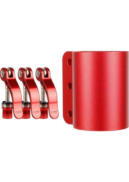 Elektrikli Scooter Takviyeli Kilitleme Kelepçe Klip Kilit Kutup Kaabo Mantis 10 Kırmızı Için Genişletilmiş Kilit Kelepçesi (Yurt Dışından)