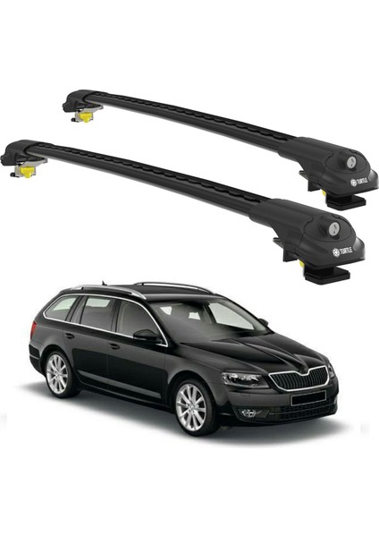 Skoda Octavia (5e) 2012-2019 Turtle Air1 Ara Atkı Siyah