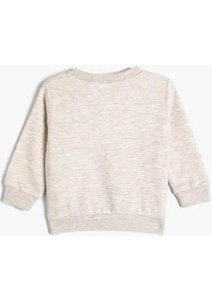 Koton Erkek Bebek Sweatshirt Bej 4WMB10188TK