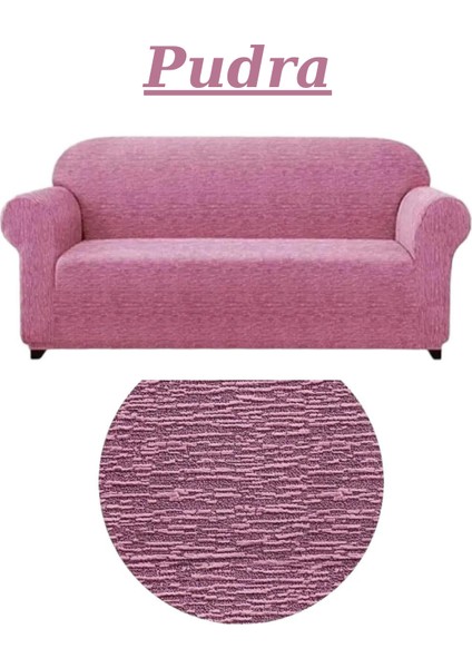 3'lü Dokuma Jakar Koltuk Örtüsü. Lastikli, Esnek, Yıkanabilir Koltuk, Kanepe, Çekyat Örtüsü/kılıfı.