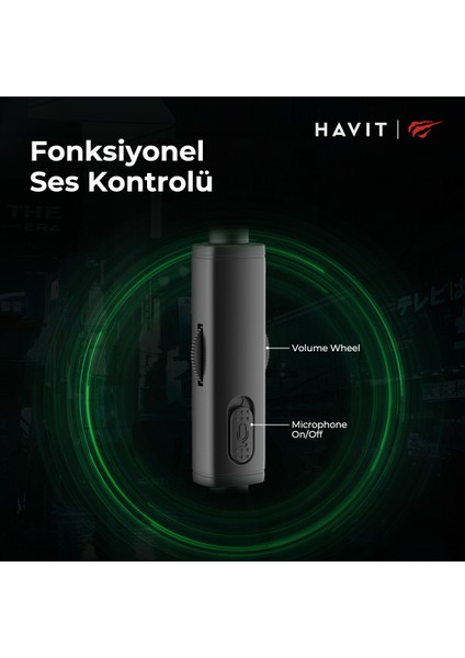 Gamenote H2002E Çıkarılabilir Mikrofonlu Gaming Oyuncu Kulaklığı - 3.5mm