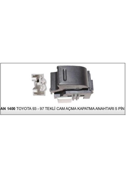 Cam Kaldırma Anahtarı Tekli Toyota Corolla 1993/1997 8481012060 Dodo AN1400