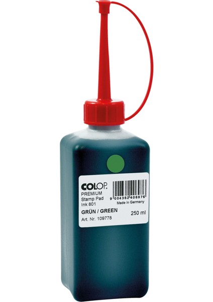 801 25 ml Yeşil Mürekkep