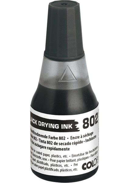 802 25 ml Çabuk Kuruyan Mürekkep Siyah