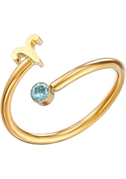 Şık Çift Yüzükleri Koç (21 Mart-19 Nisan) (Yurt Dışından)