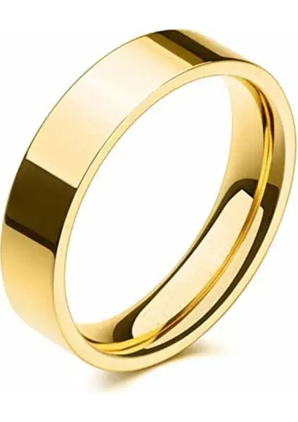 Moda Çift Yüzük Altın (6mm) (Yurt Dışından)