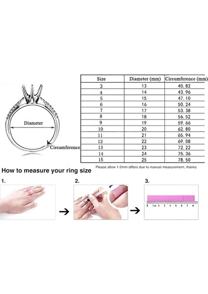 Moda Çift Yüzük Gümüş-Ruyi Desen 1 (4mm) (Yurt Dışından)