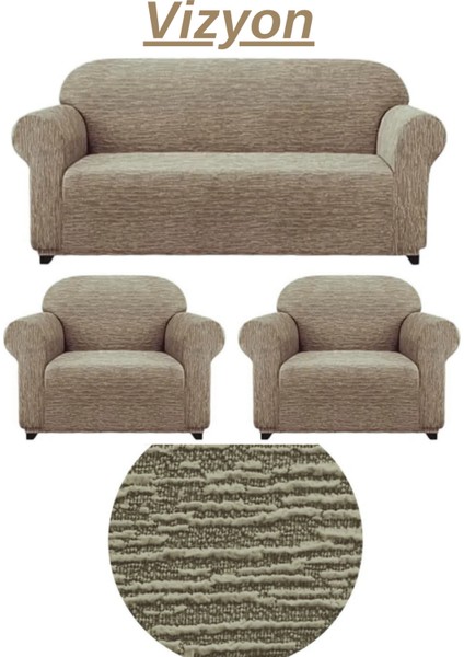 3+1+1 Dokuma Jakar Koltuk Örtüsü. Lastikli, Esnek, Yıkanabilir Koltuk, Kanepe, Çekyat Örtüsü/kılıfı.