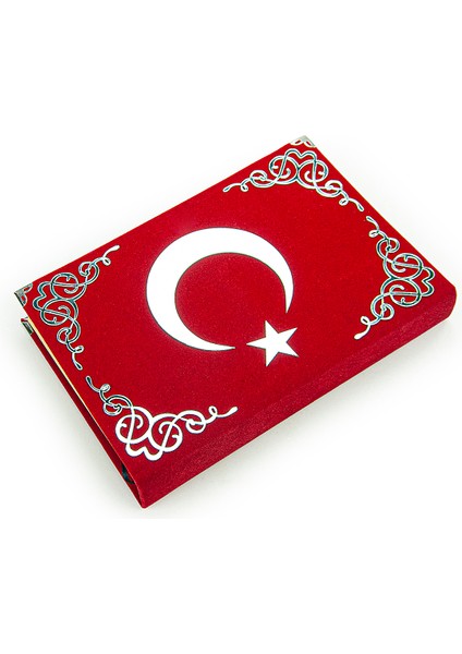 Kadife Sandıklı Ay Yıldız Türkiye Özel Tasarım Kur'an-ı Kerim Seti indirimleri