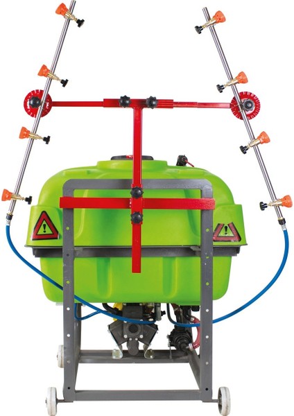 4+4 Başlıklı Düz Tip Krom İlaçlama Makina Aparatı
