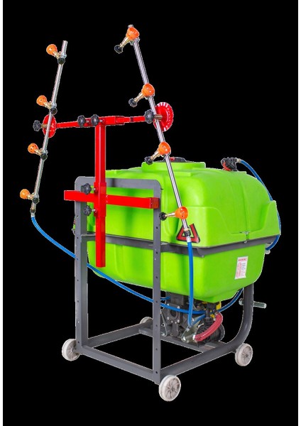 4+4 Başlıklı Düz Tip Krom İlaçlama Makina Aparatı