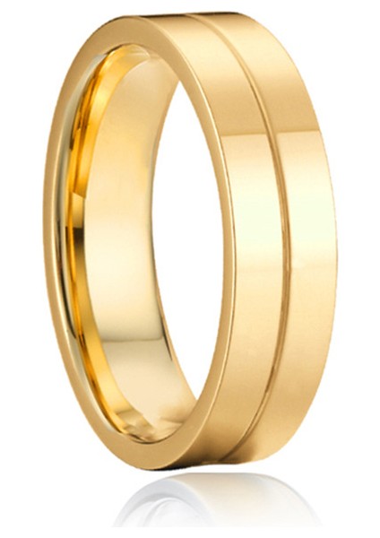 Moda Çift Yüzük Altın - Erkek Tarzı (Yurt Dışından)