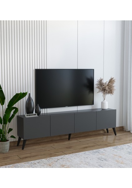 Suba Home Antrasit 160 cm Tv Ünitesi  Mdf - Modern ve Şık Tasarım