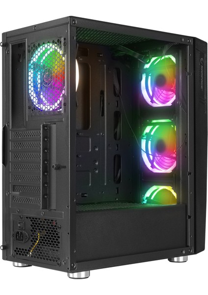 Hacker 650W 80+ Bronze Siyah 4*rgb Auto Fan Atx Mid-T Gaming Oyuncu Kasası