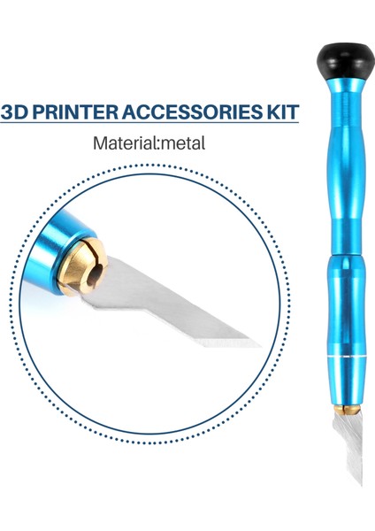 42 Parça 3D Baskı Araç Seti Çapak Alma Aracı Saklama Çantalı Temizleme ve Sökme Aracı Temizleme Bitirme ve 3D Baskı Yazdırma Için 3D Yazıcı Araç Seti Içerir (Yurt Dışından)