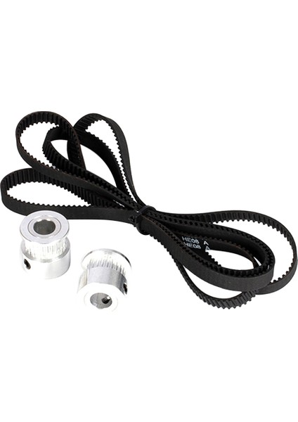 Ekseni Gt2 Triger Kayışı Kasnak Kiti 24 Diş Senkron Tekerlek ve Kayış Tronxy X5SA 1068 mm Için (Yurt Dışından)