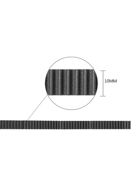 5m Gt2 Triger Kayışı 10MM Genişlik 20 Diş 5mm Delik Zamanlama Kasnağı Tekerlek +20 Diş Delik 5mm Avara Gergi Yayı Burulma (Yurt Dışından)