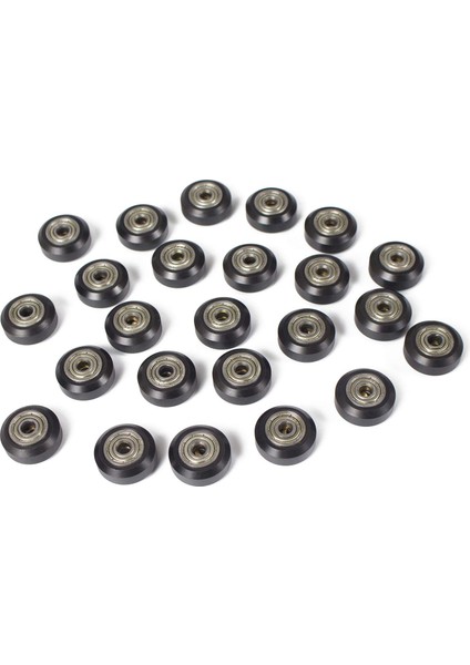 [13 Adet/paket] 3D Yazıcı Pom Kasnak Tekerlekler 625ZZ Lineer Rulman Ulley Pasif Yuvarlak Tekerlek Silindiri Creality CR10 Ender 3 (Yurt Dışından)