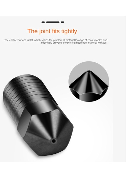 3D Yazıcı Parçası Ekstruder Memesi Yüksek Sertlik Sertleştirilmiş Çelik Metal Yüksek Sıcaklık Memesi Ankermake 3D Yazıcı (Yurt Dışından)