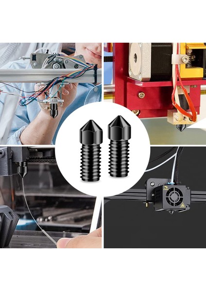 3D Yazıcı Parçası Ekstruder Memesi Yüksek Sertlik Sertleştirilmiş Çelik Metal Yüksek Sıcaklık Memesi Ankermake 3D Yazıcı (Yurt Dışından)