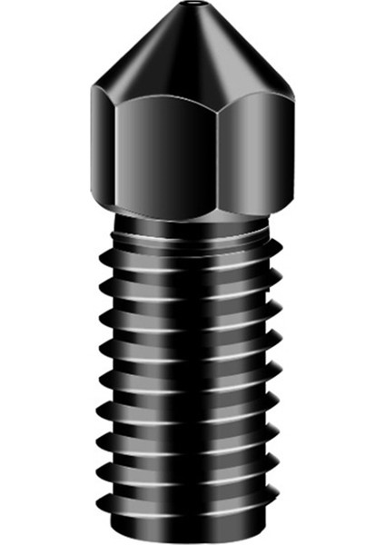 3D Yazıcı Parçası Ekstruder Memesi Yüksek Sertlik Sertleştirilmiş Çelik Metal Yüksek Sıcaklık Memesi Ankermake 3D Yazıcı (Yurt Dışından)