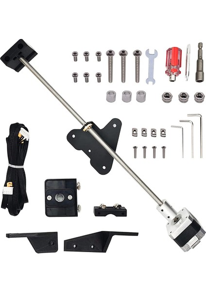 Ender 3 Için Çift Z Ekseni Yükseltme Kiti Kurşun Vidalı Step Motor Creality Ender 3 Için 3D Yazıcı Aksesuarları Parçaları (Yurt Dışından)