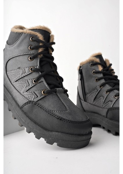 Toni Garantili Bağcıklı Içi Kürklü Fermuarlı Unisex Outdoor Kışlık Bot fiyatları