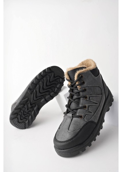 Toni Garantili Bağcıklı Içi Kürklü Fermuarlı Unisex Outdoor Kışlık Bot indirimleri