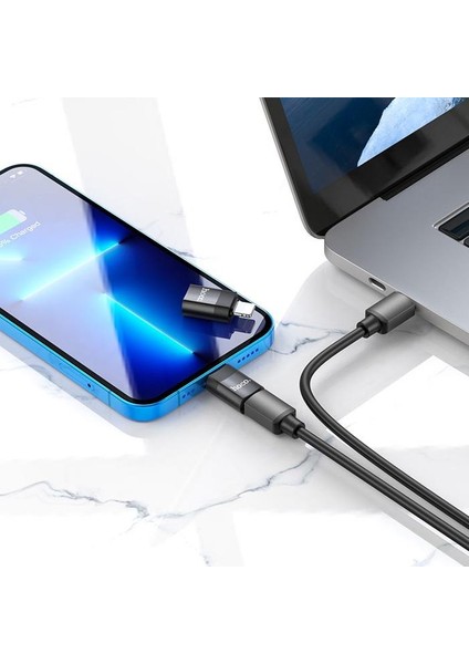 Hc Series iPhone Lightning To Type-C Dönüştürücü Çevirici Adaptör, Iphone Type C Otg Çevirici Adaptör