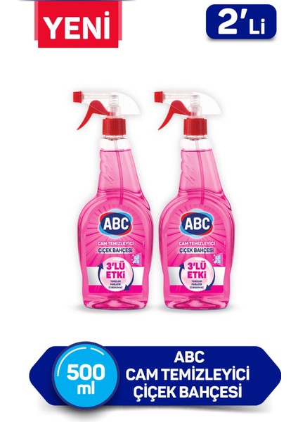 Cam Temizleyici Çiçek Bahçesi 500 ml x 2