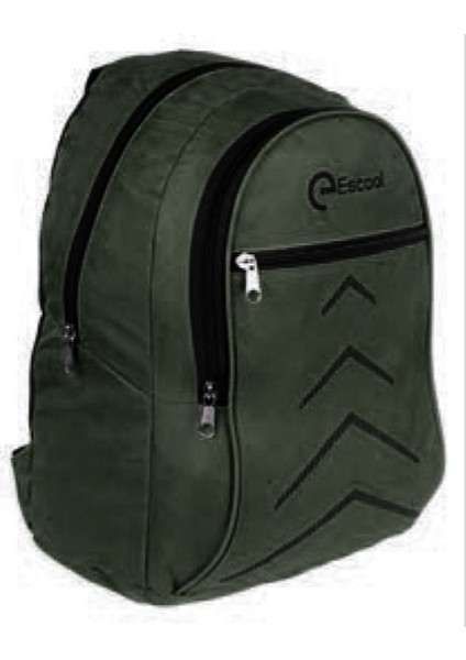 Escool Okul Sırt Çantası ARZESC700 Haki