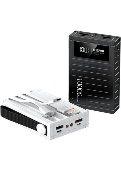 Powerbank 10000 Mah PD20W+QC22.5W Kablolu Hızlı Şarj Taşınabilir Güç Bankası 10000 Mah fiyatları